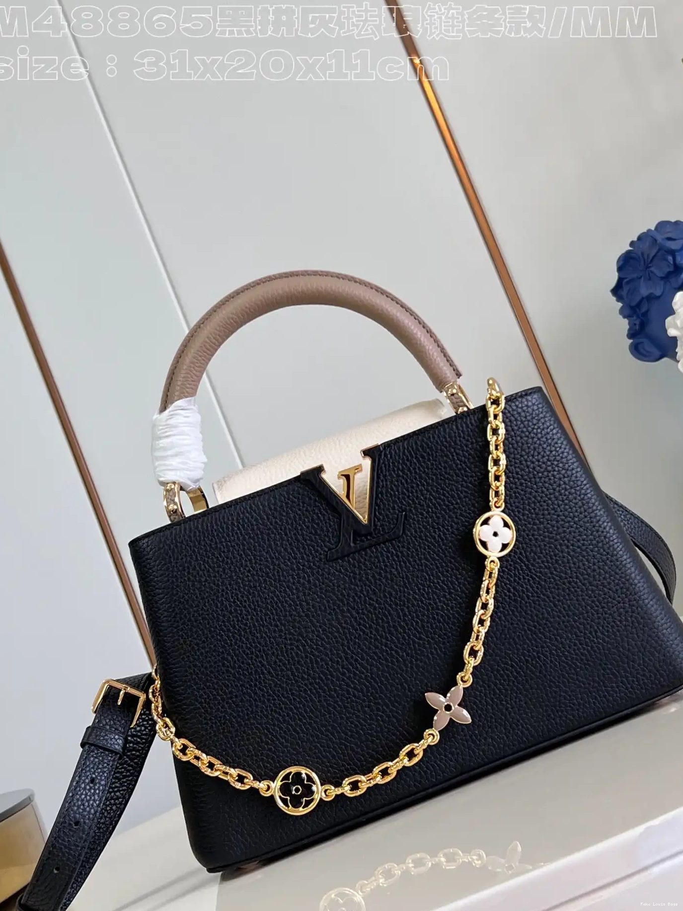 Repladies BB-31.5*20*11CM CAPUCINES VUITTON LOUIS 0510